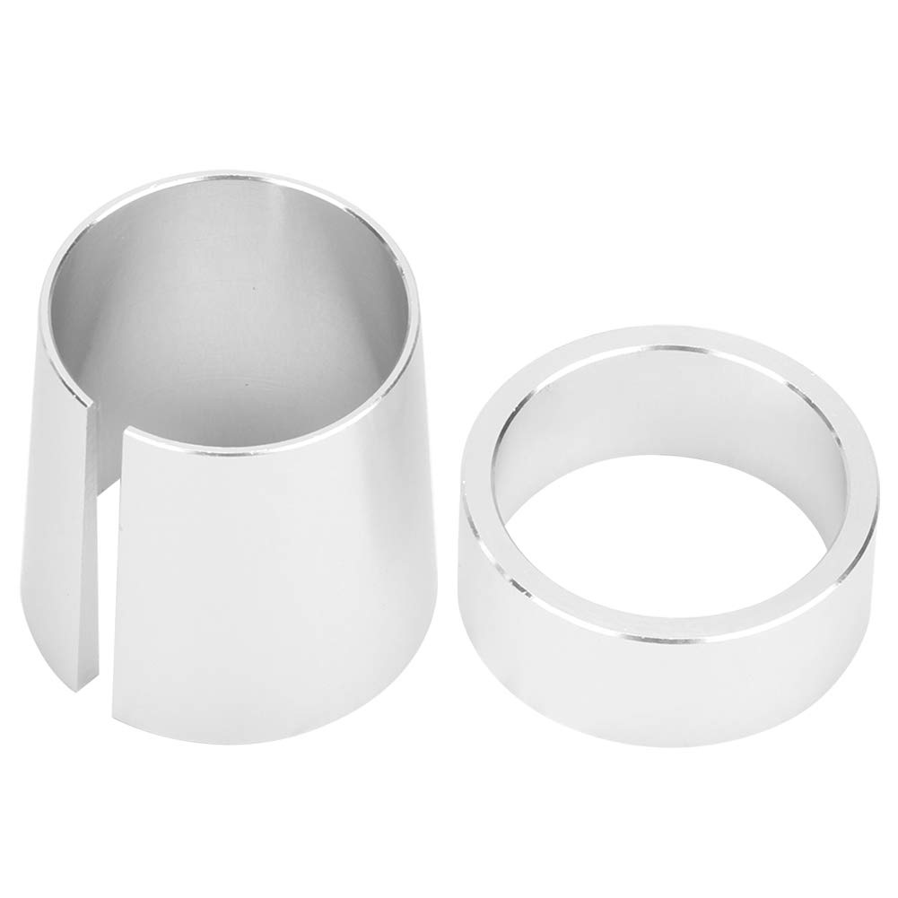 Eje de Embrague de Carro, Conector Adaptador de Eje de Embrague de Accionamiento Cónico de 1 Pulgada Accesorio de Aluminio Plateado
