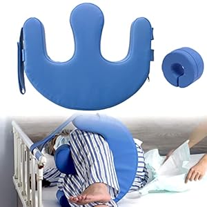 U AID VOOR BED -PATINTEN, ANTI -VERSCHUWINGSREKSAVER VOOR EEN OUDE, waterdichte pu lederen bedsteun draaien Device Bedgebonden PatiNten Ouden