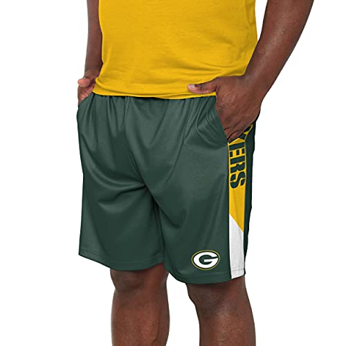 Image of FOCO NFL Mens NFL Team Logo Side Stripe Training Shorts