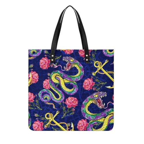 Sac à main voyage rose serpent : oubliez les sacs trop petits avec ce grand format