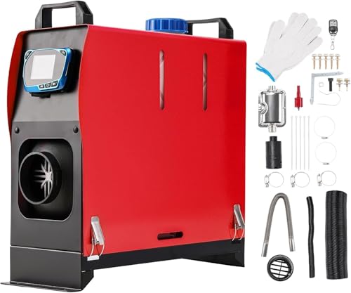 Riscaldatore d'aria diesel da 24 V 8 kW con telecomando e display LCD, riscaldatore da parcheggio monoforo tutto in uno per camion, furgone, camper, autobus, barca, riscaldamento invernale silenzio
