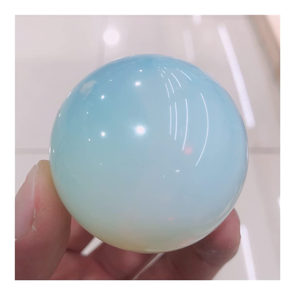 Naturalne kryształy Kwarc Opalite Kula Kryształowa kula Kamienie Pokój Domowe akwarium Akcesoria do dekoracji Piękne ozdoby Natural l (2 szt. Około 4 cm)