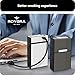 roygra Cigarette Case with Lighter (2 Pack), 85mm King Size Magnetic Switch 20 Capacity Holder Case for Men Women, Cigarettes Smoking Accessories, Rechargeable Flameless Windproof Electric Lighters