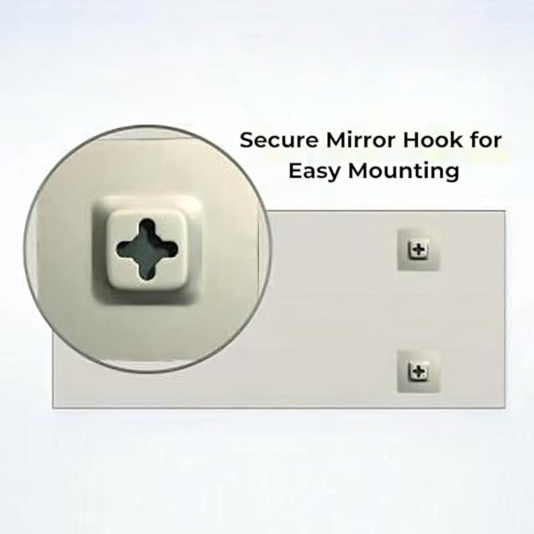 Image of Oval Wall Mirror for Bathroom, Bedroom, or Entryway | Frameless Vanity Mirror with Rounded Edges | Sleek Contemporary Design for Sink Area, or Dressing Table (12x18inch)