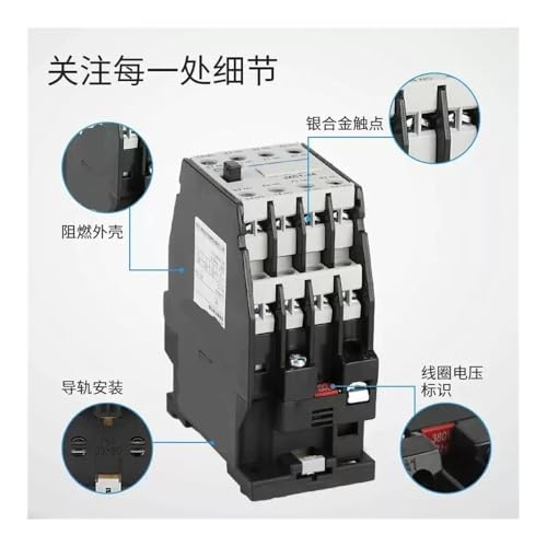 Relais contacteur JZC1-80 DC 24V pour commande de puissance industrielle - 3