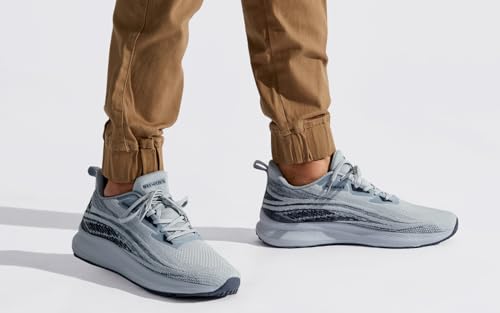 Image of Neeman's Dashing Walkers for Men | Lightweight Lace-Up Casual Shoes | Breathable Knit Upper | EVA Sole | Daily Casual Wear