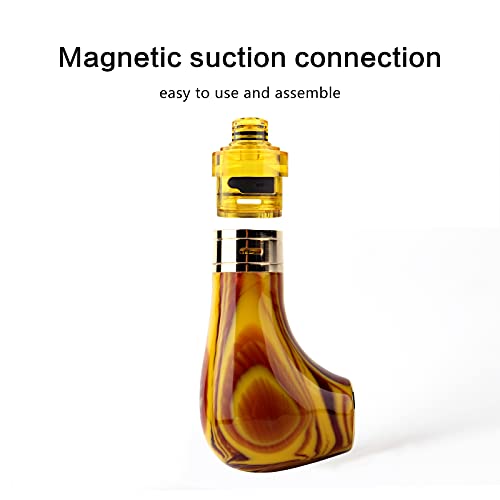 Ksing-GT-Epipe-40W-Golden-E-Pipe-1000mah-with-USB-C-Charger-E-Cigarette-Starter-Kit-Airflow-Adjustable-2ml-Refillable-Atomizer-Tank-E-Pipes-Vapor-Gift-Package-No-Nicotine-Resin-Color