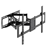 Futura TV Wall Bracket for 32-80 Inch TVs, Universal TV Bracket & TV Wall Mount with Tilt, Swivel & Rotation, Fits Flat & Curved LED LCD Screens, VESA 200x200mm to 600x400mm, 70kg Max Load