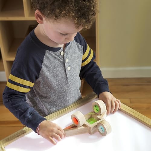 image for Guidecraft LED Tabletop Lightbox: Activity Light Table for Preschool, 