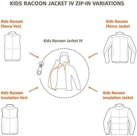 VAUDE Kids Racoon Insulation Vest, Heron : Amazon.com.be: Fashion