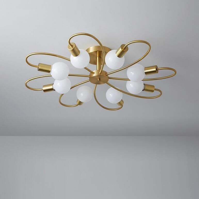 Image of Nordic Pendant Lights Lamps Modern Ceiling Light Hanging Lamp Home Decor Chandelier.(Bulb Not Included) (8 Light Golden)