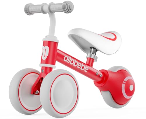 Vélo D’Équilibre HUOLE Sans Pédales Pour Bébé 12-36 Mois – 3 Roues Fermées, Sécurité Et Confort (Cadeau 1er Anniversaire)