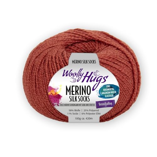 Woolly Hugs Merino Silk Socks ca. 420 m col. 227 100 g