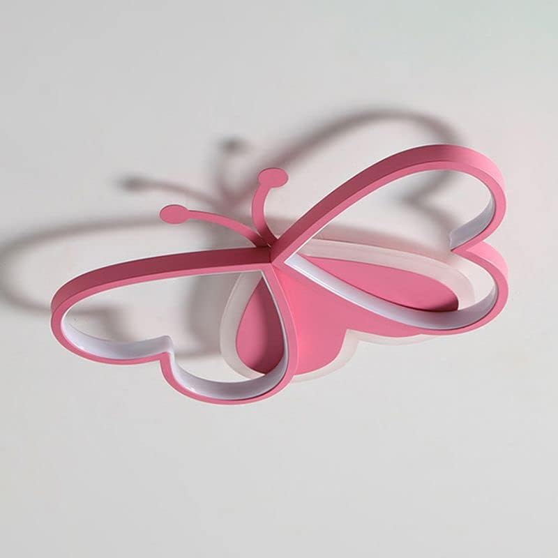 Miniatura 5 de LITFAD Lámpara de techo moderna Art Deco con luces regulables, lámpara de techo de dibujos animados encantadora habitación de niños de 20 pulgadas,