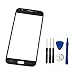 Front Screen Outer Glass top Panel Lens cover For Galaxy J7 2017 SM-J727 J727R4 J727V J727P SM-J727A & J7 Sky Pro &&J7 Prime 2017 SM-J727T1 replacement (black)