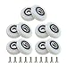 Vasemele Duschkabinen Rollen 28mm 10 Stück Ersatzteile Duschkabinen Rollen Glastürrolle Duschtüre Rollen Duschkabine Schiebetür Rollen Dusche Duschkabinenrollen Duschkabine Rollen mit Schrauben
