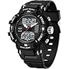 findtime Womens Sport Watches Waterproof Digital Analog Ladies Watch Military Tactical Outdoor Wrist Watches with Alarm LED Luminous Stopwatch Countdown Dual Time Reloj para Mujer