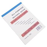 OSOLADY Libro de Pedidos para Pequeñas Empresas, Talonario de Recibos Columnas Múltiples, Gestión Compras, Formato A4 para Restaurantes y Comercio, Control Financiero Organizado