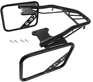 Bagageiro Suporte Bau Bauleto C/Afastador de Alforge cb 300 Cor:Preto Fosco