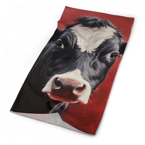 Cuello para hombre y mujer con fondo rojo, animales, bandana, balaclava, máscara facial, bufanda elástica, resistente al viento, enfriamiento, transpirable, para ciclismo y deportes al aire libre miniatura 2
