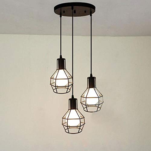 Accesorios de iluminación colgante modernos de 3 luces cocina comedor