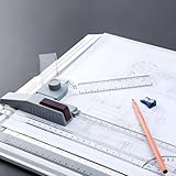 NKFOOPDU A3 Drawing Board 51X37cm Adjustable Angle System Drawing Board Art Craft Table with Parallel Motion Accessories for Students Engineers Artists and Architects - Image 8