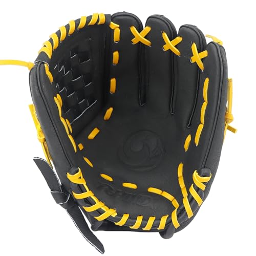 PHINIX Youth All Pigskin Baseball Glove Multiple Styles 11" - 12" (Black, 12") by PHINIX - Used condition - Image 4