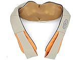  Masajeador de Cuello y Hombros Básico Shiatsu Masajeador Cervical con 3D Rotación y Función de Calor para Relajación de Fatiga en Casa Oficina Coche 903