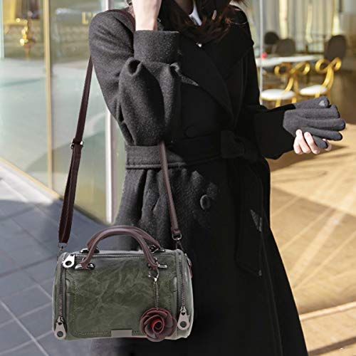 KESYOO Bolsa Travesseiro Bolsas Femininas Portáteis de Ombro Bolsa Dupla Uso Boston Barrel Crossbody