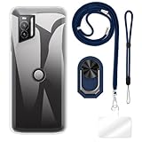 ESACMOT [4 en 1 Coque Compatible avec Crosscall Stellar-X5S avec Lanière, Dragonne et Sup...