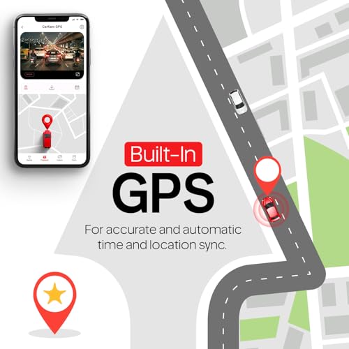 Image of CP PLUS Dash Cam for Car CP-F34 | 2K 3MP Full HD+ Front Dashcam with Built-in GPS | 137 Wide View Angle | Built-in Microphone | (AP Mode) WiFi | G-Sensor | WDR Night Vision | Supports 1TB SD Card