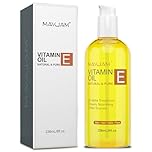 MAYJAM Vitamin E Oil 50,000 IU Organic, for Skin, Pure & Natural Vitamine oils for Scars Hair, Face, Nail, Scalp Bath and Body Oil, Tocopherol to Repair Damaged Skin, Moisturizing Dry Skin, 236ml