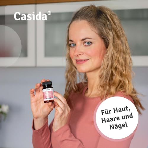 Casida Biotin Komplex hochdosiert 10.000 mcg Biotin + Selen + Zink für Haarwuchs, Haut & Nägel - 180 Tabletten vegan, ohne Zusatzstoffe