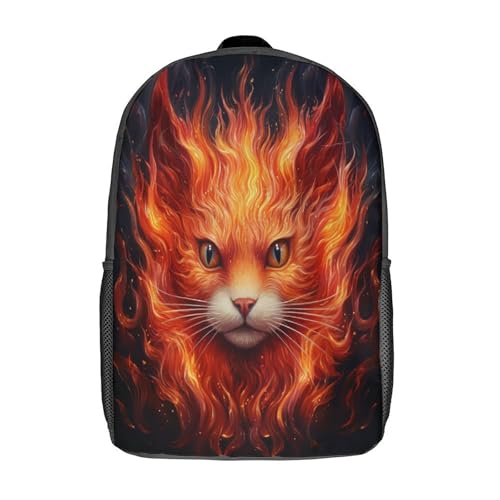 Sac à dos scolaire garçon et fille Firefox 17 pouces pour école et voyage