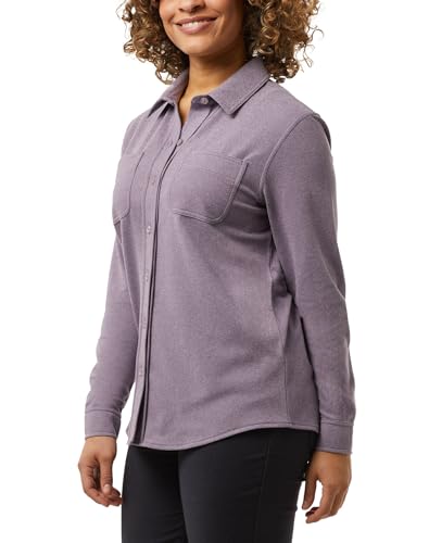 32 Degrees Ladies' Soft Fleece Button-Up Shirt – Warm, Stylish, and Perfect for Everyday Wear2