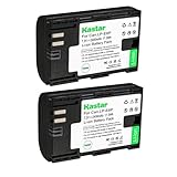 Kastar 2-Pack LP-E6P Rechargeable High-amperage Lithium-ion Battery Replacement for Canon LPE6P Battery, Canon LC-E6 and Canon LC-E6E Battery Chargers, Canon EOS R5 Mark II Mirrorless Camera