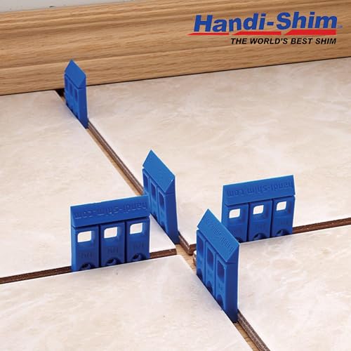 Image of Plastic Construction Shims & Spacers Variety Pack - Assorted 4 Thicknesses (1 /32, 1 /16, 1 /8, 1 /4-Inch) (40 Count)