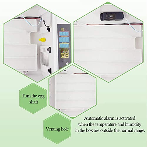 Ei incubator met automatische ei draaien, pluimvee Hatcher ei draaien met automatische, ei incubator met… - Afbeelding 4