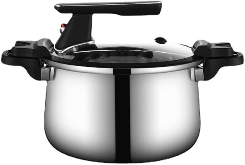 Olla a presión de acero inoxidable 0.1L QERMXYRI