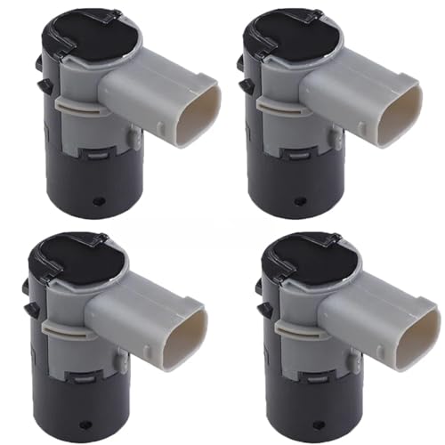Capteur de stationnement PDC 66206989068 pour pare-chocs avant et arrière - Pack de 4 pièces gris