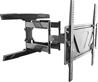 S9544 TV Wall Mount Swivelling Tilting for 32-65 Inch Universal TV Mount for Wall Mount TV 55 Inches up to 45 kg with Max. VESA 400 x 400 mm