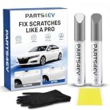 Bianco Minerale Metallizzato tre strati (A96) Kit pennarello ritocco con vernice trasparente 2K per BMW