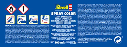 Revell 34371 34371 Spraydose hellgrau, seidenmatt Spray Color, Farben in der praktischen 100-ml-Sprühdose (Packung mit 2) – Ansicht 4