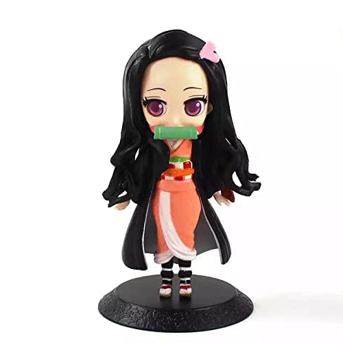 Image of Demon Slayer Kimetsu no Yaiba 6 inch in Action Figure| Lightweight Attractive Durable Toy Figures for Home Decors Office Desk and Study Table - Nezuko Kamado