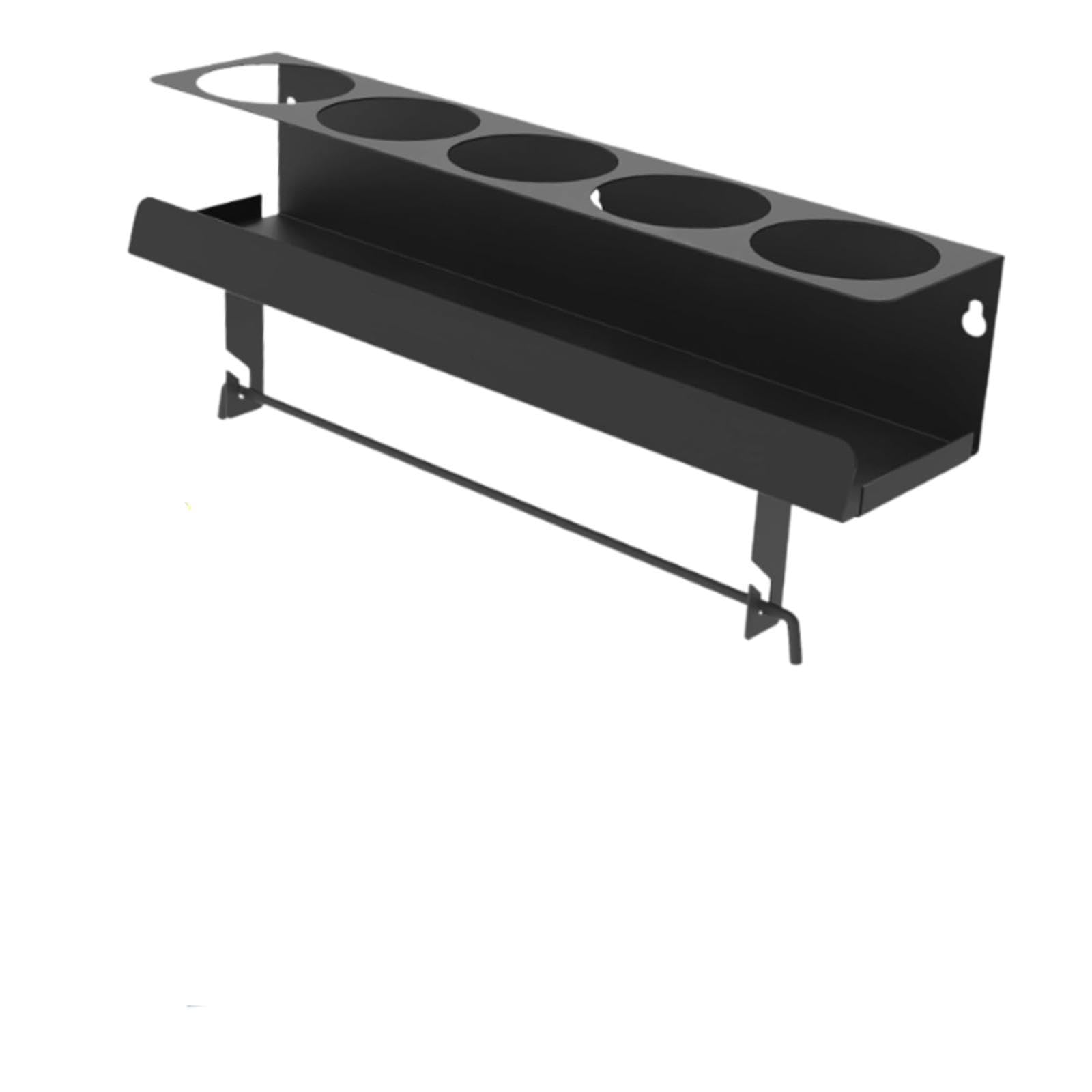 Neaxgeandx Black Spray Bottle Holder Spray Bottle Storage Rack For Workspace Workshops Garage