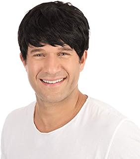 Bristol Novelty BW068 Short Black Wig | for Men Male, One Size