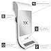 Zadro Fogless LED Lighted Shower Mirror for Fog Free Shaving with Secure Hold Mounting, White, (ZW20TW)