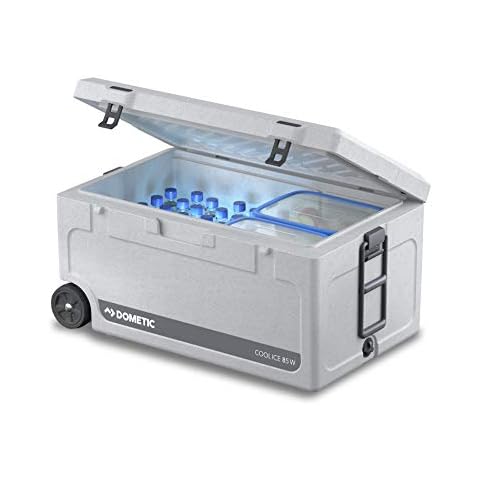 DOMETIC Cool-Ice CI 85W, tragbare Passiv-Kühlbox / Eisbox mit Rollen und Griff, 86 Liter Cover