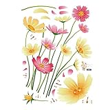 HIGH QUALITY: hergestellt aus umweltfreundlichem selbstklebendem PVC-Material kann abnehmbar, wasserdicht, feuchtigkeitsbeständig und beschädigen nie die Wand.