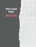  500 Graph Page Notebook: Grid Paper Notebook, Quad Ruled, 500 Pages / For Math And Science Students, Designers, Engineers, Sketches Creating / (8.5 X 11 Inches), Matte Finish Cover